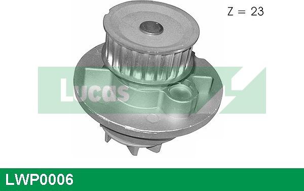 LUCAS LWP0006 - Водяной насос autospares.lv