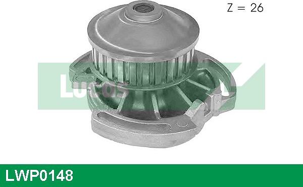 LUCAS LWP0148 - Водяной насос autospares.lv