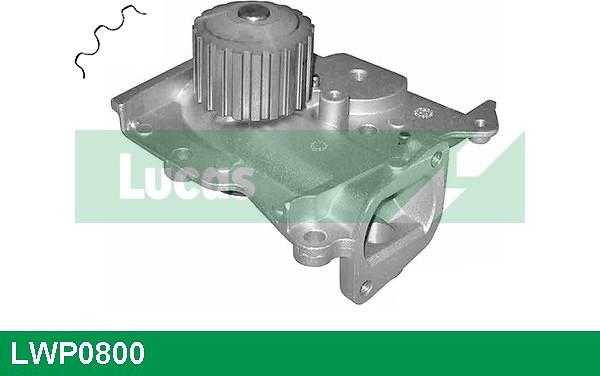 LUCAS LWP0800 - Водяной насос autospares.lv