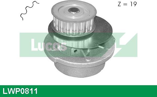 LUCAS LWP0811 - Водяной насос autospares.lv