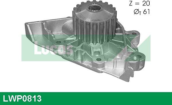 LUCAS LWP0813 - Водяной насос autospares.lv