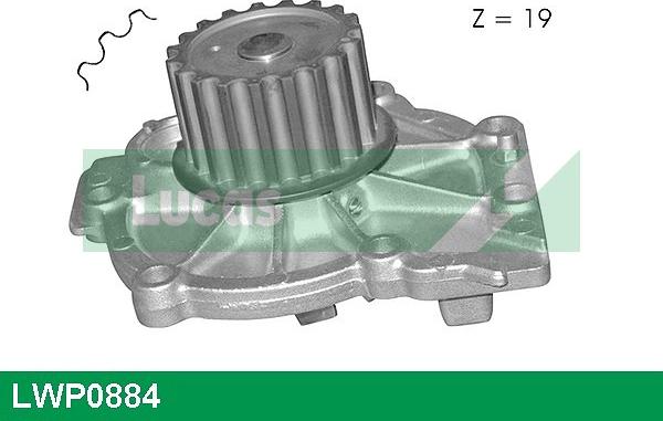 LUCAS LWP0884 - Водяной насос autospares.lv