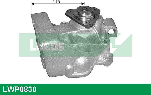 LUCAS LWP0830 - Водяной насос autospares.lv