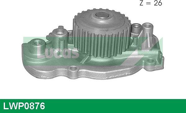 LUCAS LWP0876 - Водяной насос autospares.lv