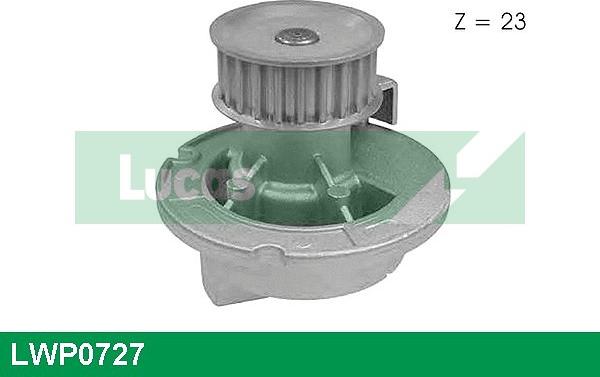 LUCAS LWP0727 - Водяной насос autospares.lv