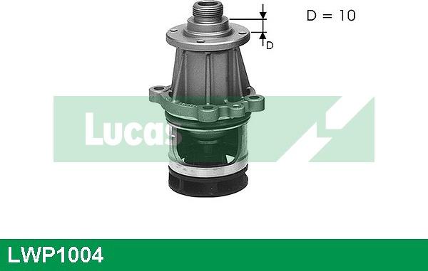 LUCAS LWP1004 - Водяной насос autospares.lv