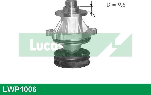 LUCAS LWP1006 - Водяной насос autospares.lv