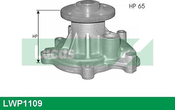 LUCAS LWP1109 - Водяной насос autospares.lv