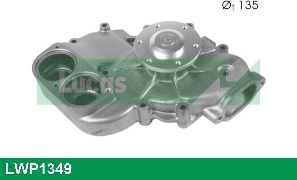 LUCAS LWP1349 - Водяной насос autospares.lv