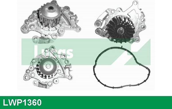 LUCAS LWP1360 - Водяной насос autospares.lv