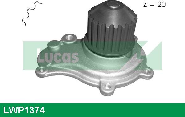 LUCAS LWP1374 - Водяной насос autospares.lv