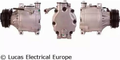 Lucas Electrical ACP967 - Компрессор кондиционера autospares.lv