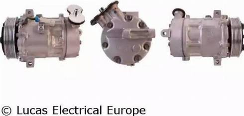 Lucas Electrical ACP906 - Компрессор кондиционера autospares.lv