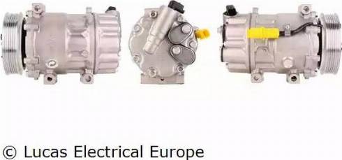 Lucas Electrical ACP499 - Компрессор кондиционера autospares.lv