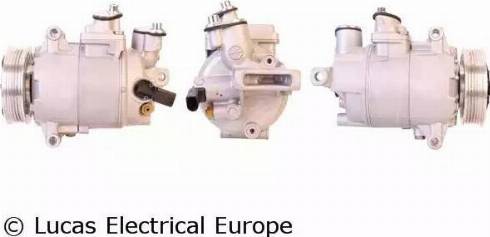 Lucas Electrical ACP495 - Компрессор кондиционера autospares.lv