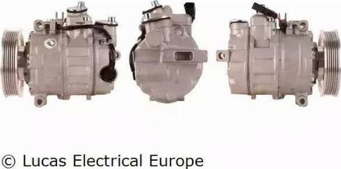 Lucas Electrical ACP497 - Компрессор кондиционера autospares.lv