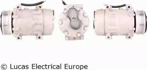 Lucas Electrical ACP444 - Компрессор кондиционера autospares.lv