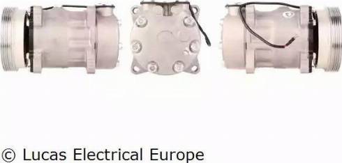Lucas Electrical ACP448 - Компрессор кондиционера autospares.lv
