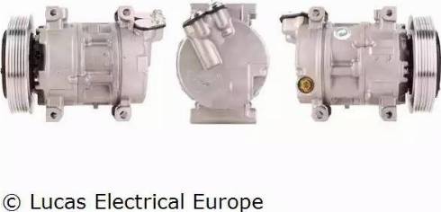 Lucas Electrical ACP443 - Компрессор кондиционера autospares.lv