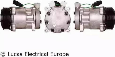 Lucas Electrical ACP459 - Компрессор кондиционера autospares.lv
