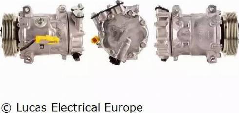 Lucas Electrical ACP468 - Компрессор кондиционера autospares.lv