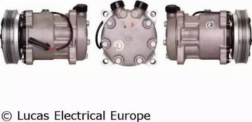 Lucas Electrical ACP408 - Компрессор кондиционера autospares.lv
