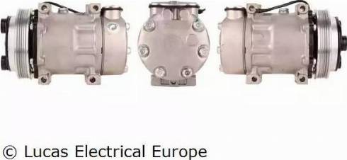 Lucas Electrical ACP407 - Компрессор кондиционера autospares.lv