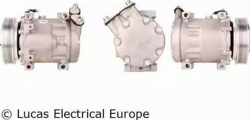 Lucas Electrical ACP411 - Компрессор кондиционера autospares.lv