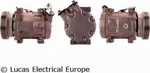 Lucas Electrical ACP412 - Компрессор кондиционера autospares.lv
