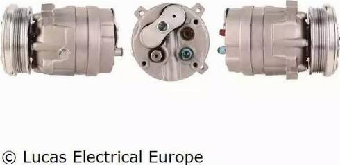 Lucas Electrical ACP432 - Компрессор кондиционера autospares.lv