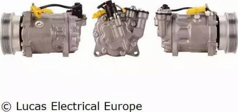 Lucas Electrical ACP470 - Компрессор кондиционера autospares.lv