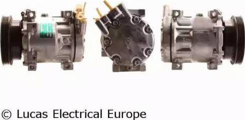 Lucas Electrical ACP596 - Компрессор кондиционера autospares.lv