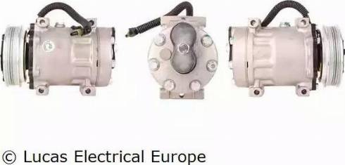 Lucas Electrical ACP591 - Компрессор кондиционера autospares.lv