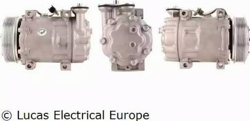 Lucas Electrical ACP593 - Компрессор кондиционера autospares.lv