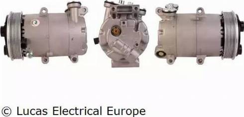 Lucas Electrical ACP549 - Компрессор кондиционера autospares.lv