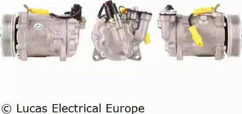 Lucas Electrical ACP545 - Компрессор кондиционера autospares.lv