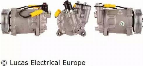 Lucas Electrical ACP546 - Компрессор кондиционера autospares.lv