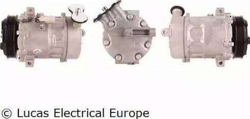 Lucas Electrical ACP543 - Компрессор кондиционера autospares.lv