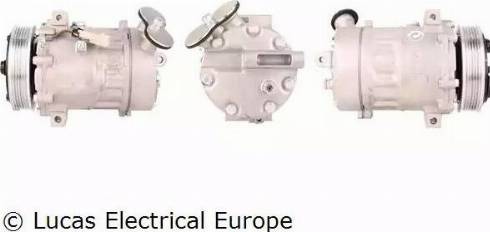 Lucas Electrical ACP555 - Компрессор кондиционера autospares.lv