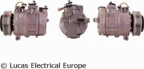 Lucas Electrical ACP551 - Компрессор кондиционера autospares.lv