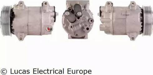 Lucas Electrical ACP552 - Компрессор кондиционера autospares.lv