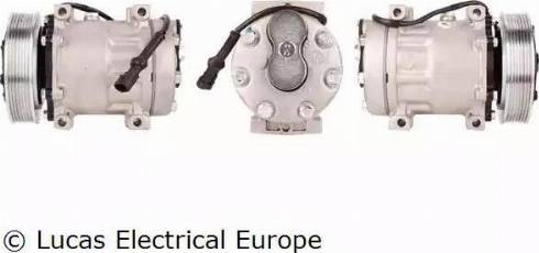 Lucas Electrical ACP563 - Компрессор кондиционера autospares.lv