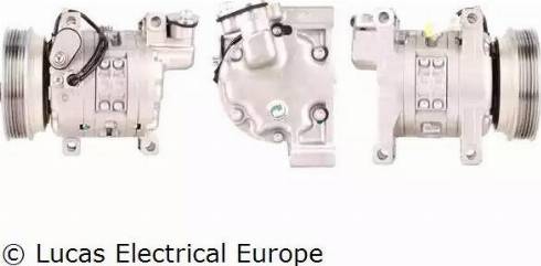 Lucas Electrical ACP562 - Компрессор кондиционера autospares.lv