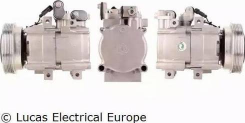 Lucas Electrical ACP502 - Компрессор кондиционера autospares.lv