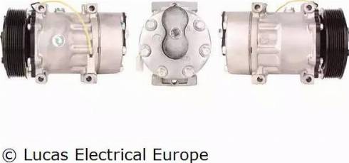 Lucas Electrical ACP507 - Компрессор кондиционера autospares.lv