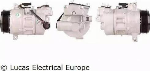 Lucas Electrical ACP512 - Компрессор кондиционера autospares.lv
