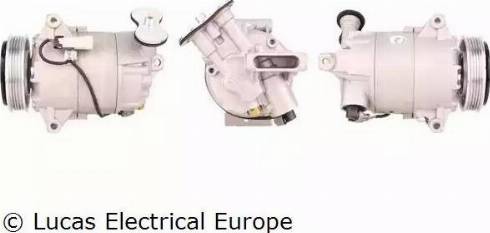 Lucas Electrical ACP523 - Компрессор кондиционера autospares.lv