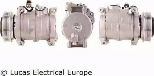 Lucas Electrical ACP574 - Компрессор кондиционера autospares.lv