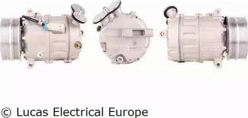 Lucas Electrical ACP691 - Компрессор кондиционера autospares.lv