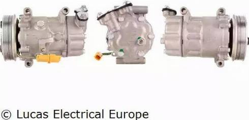 Lucas Electrical ACP697 - Компрессор кондиционера autospares.lv